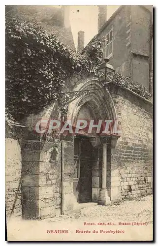 Cartes postales Beaune entree du Presbytere