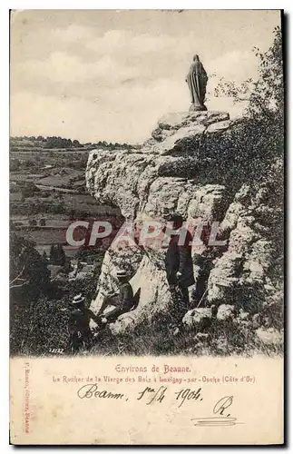 Ansichtskarte AK Environs de Beaune le rocher de la Vierge des Bois a Lusigny sur Ouche cote d'Or