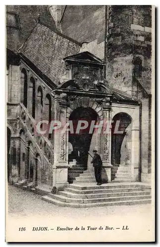 Cartes postales Dijon Escalier de la tour de Bar