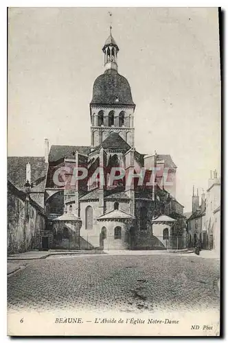 Cartes postales Beaune l'Abside de l'eglise Notre Dame