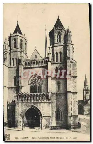 Ansichtskarte AK Dijon eglise cathedrale Saint Benigne