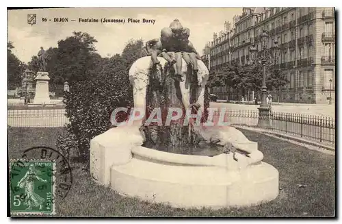 Ansichtskarte AK Dijon Fontaine Jeunesse place Darcy