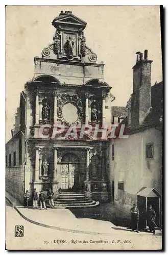 Cartes postales Dijon eglise des Carmelites