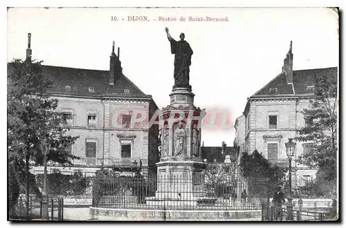 Ansichtskarte AK Dijon Statue Saint Bernard