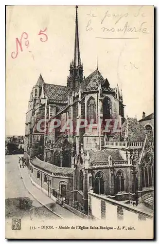 Cartes postales Dijon Anside de l'Eglise Saint Benigne