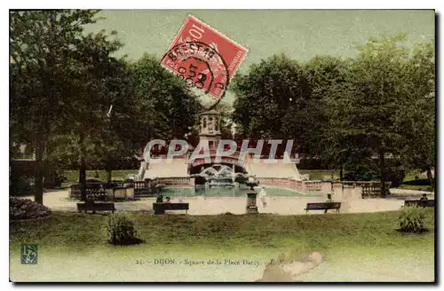 Ansichtskarte AK Dijon Square de la Place Darcy