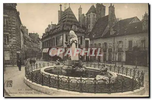 Ansichtskarte AK Dijon Monument Piron