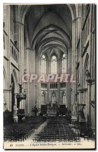 Cartes postales Dijon L'Eglise Sainte Benigne