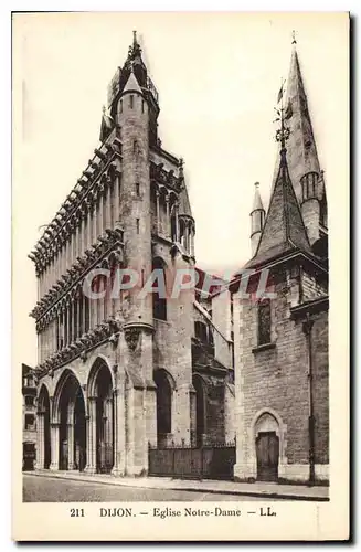 Cartes postales Dijon Eglise Notre Dame