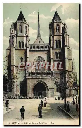 Cartes postales Dijon L'Eglise Sainte Benigne