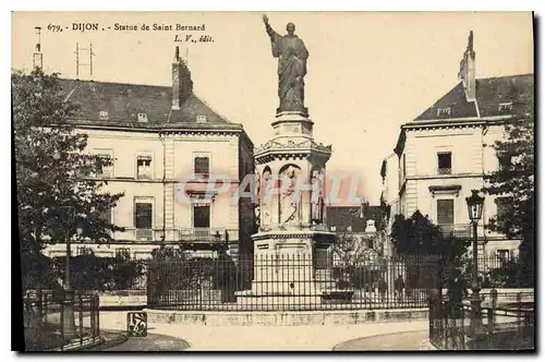 Ansichtskarte AK Dijon Statue de  Saint Bernard