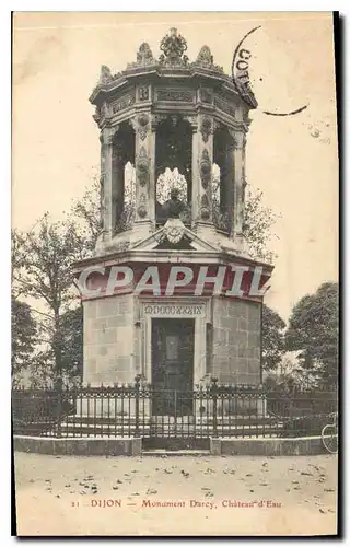 Cartes postales Dijon Monument Darcy Chateau d'Eau