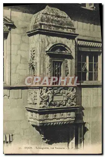 Cartes postales Dijon Echauguette rue Vannerie