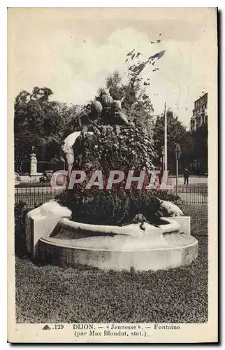 Cartes postales Dijon Jeunesse Fontaine