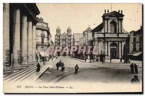 Cartes postales Dijon La Place Saint Etienne