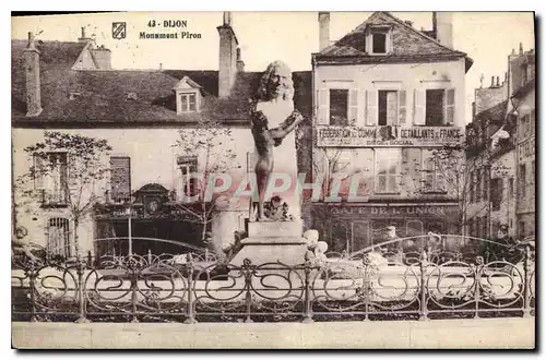 Cartes postales Dijon Monument Piron