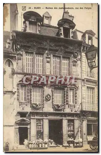 Cartes postales Dijon Maison des Ambassadeurs rue des Forges