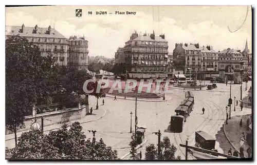 Cartes postales Dijon Place Darcy