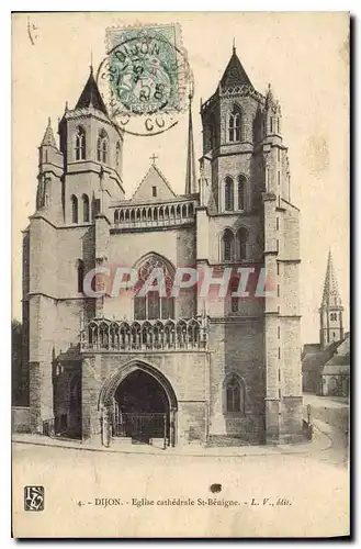 Cartes postales Dijon Eglise cathedrale St Benigne