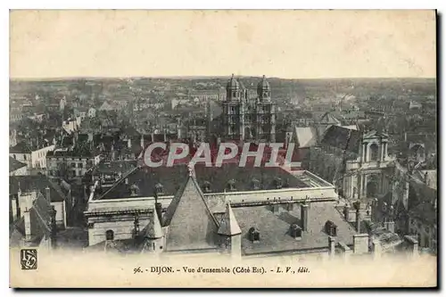 Cartes postales Dijon Vue d'ensemble Cote est