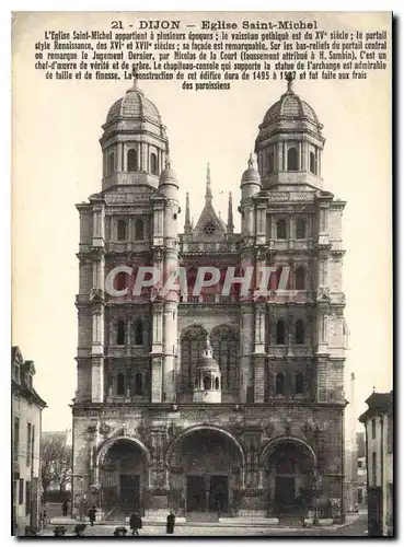 Cartes postales Dijon Eglise Saint Michel