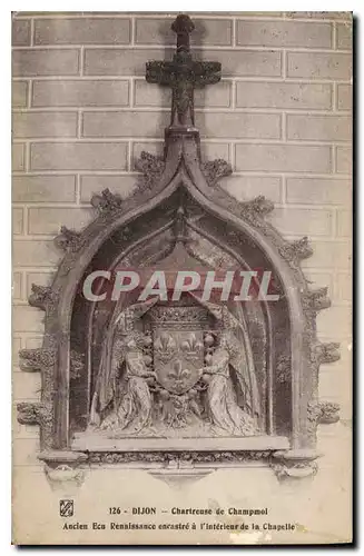 Cartes postales Dijon Chartreuse de Champmol interieur de la Chapelle