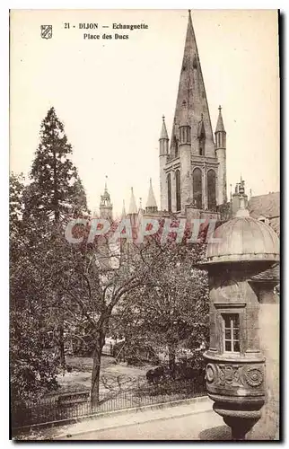 Cartes postales Dijon Echauguette Place des Ducs