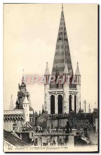 Ansichtskarte AK Dijon La tour et le Jacquemart