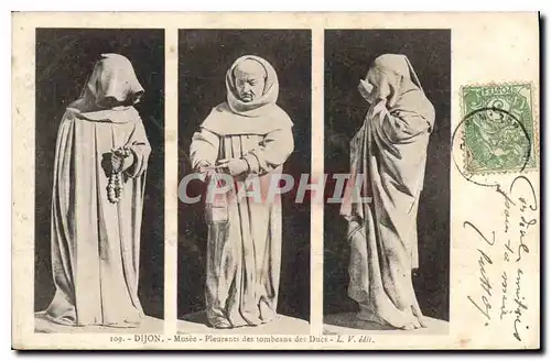 Cartes postales Dijon Musee Pleurants des tombeaux des Ducs