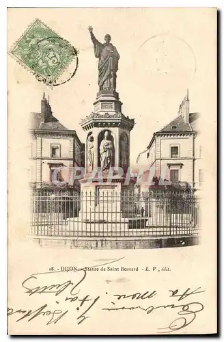 Cartes postales Dijon Statue de Saint Bernard