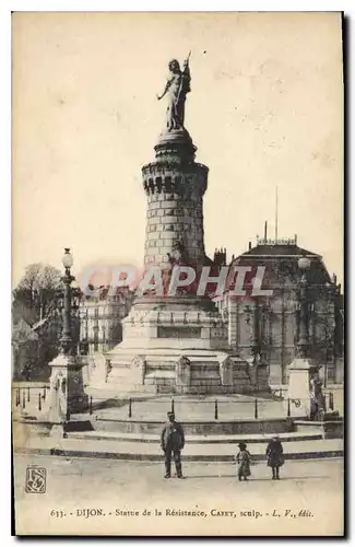 Cartes postales Dijon Statue de la Resistance