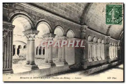 Cartes postales Monastere de Montmajour Bouches du Rhone Galerie