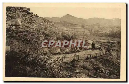 Cartes postales Les Baux S du R Route de Saint Remy