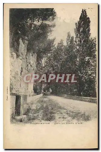 Cartes postales Roquefavour La Route d'Aix