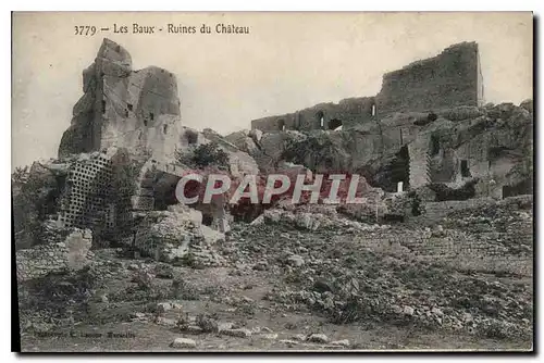 Cartes postales Les Baux Ruines du Chateau