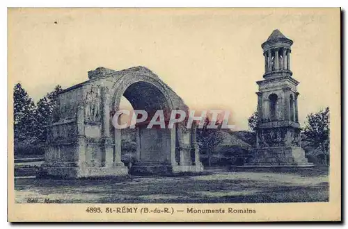 Cartes postales St Remy B du R Monuments Romain