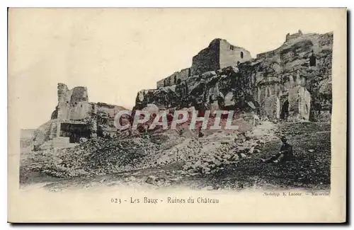 Cartes postales Les Baux Ruines du Chateau