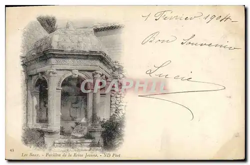 Cartes postales Les Baux pavillon de la Reine Jeanne