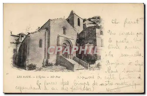 Cartes postales Les Baux L'Eglise