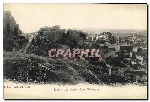 Cartes postales Les Baux Vue generale