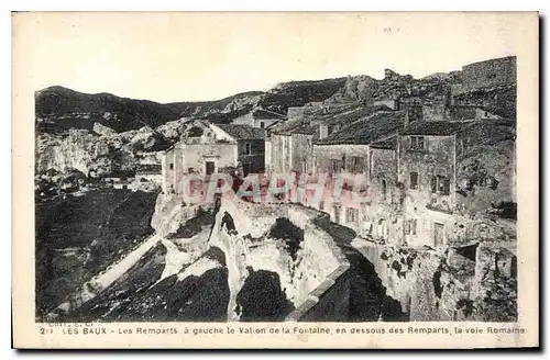 Cartes postales Les Baux Les Remparts