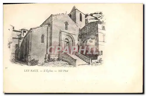 Cartes postales Les Baux L'Eglise