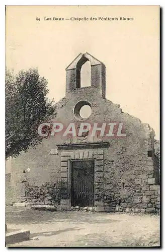 Ansichtskarte AK Les Baux Chapelle des Penitents Blancs