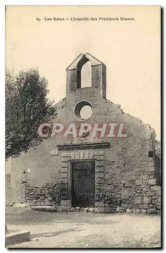 Cartes postales Les Baux Chapelle des Penitents Blancs