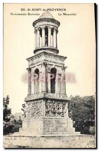 Ansichtskarte AK St Remy de Provence Monuments Romains Le Mausolee