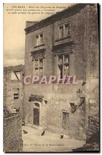 Ansichtskarte AK Les Baux Hotel des Seigneurs de Manville