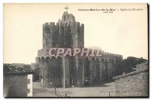 Cartes postales Stes Maries de la Mer Eglise cote Est