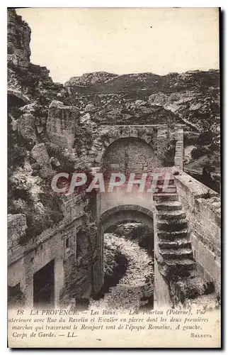 Ansichtskarte AK La Provence Les Baux Poterne