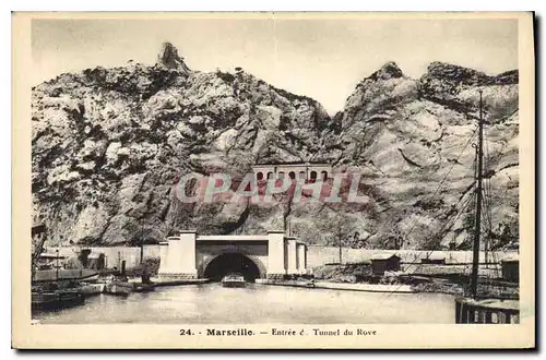 Cartes postales Marseille Entree du Tunnel du Rove