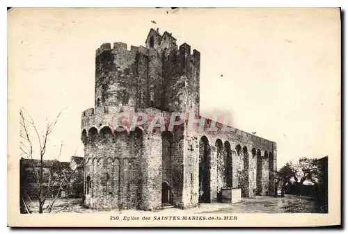 Cartes postales Eglise des Stes Maries de la Mer